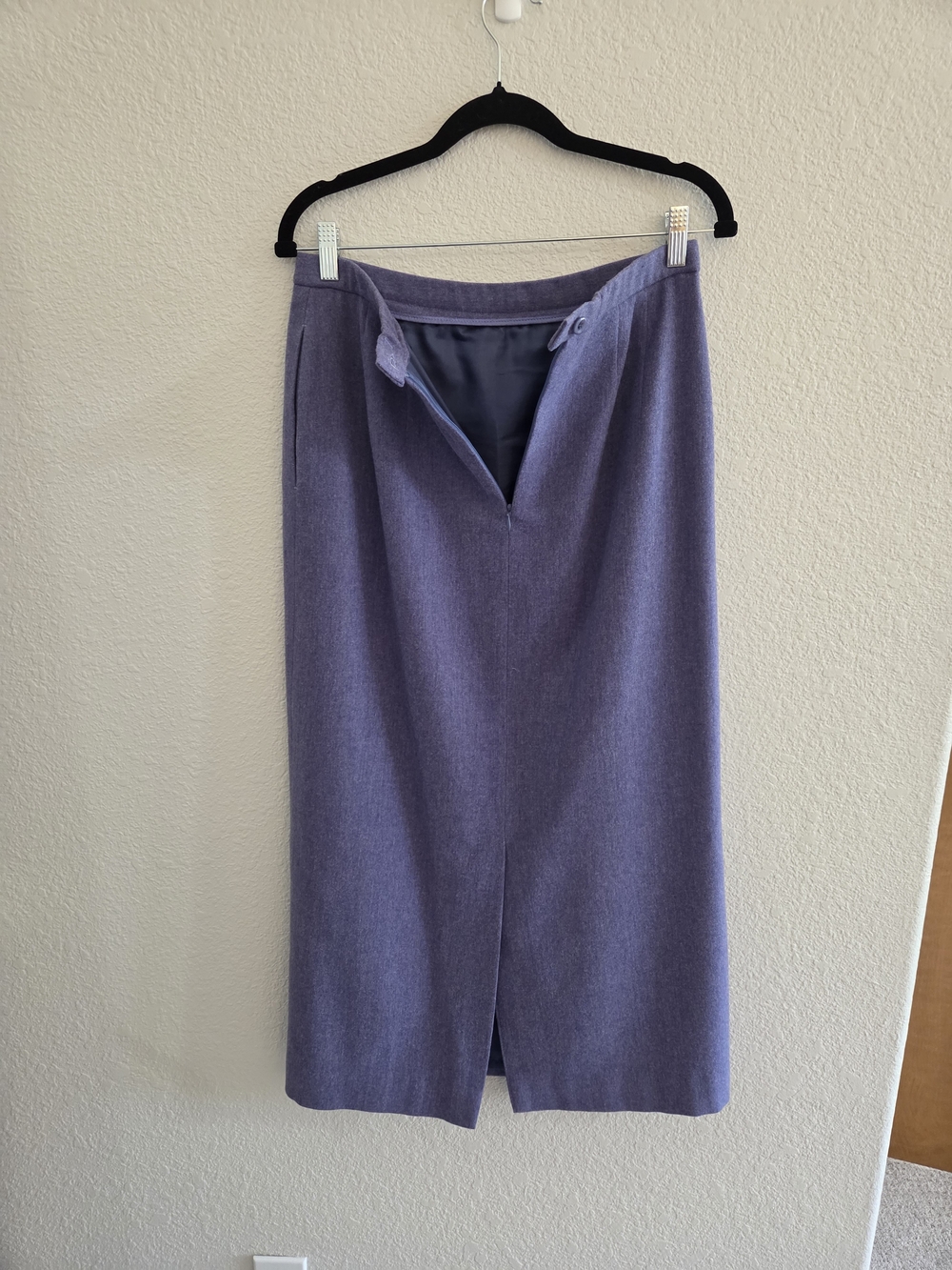 Vintage Pendleton Women's Lavender Wool Skirt Suit - Picture 6 of 12